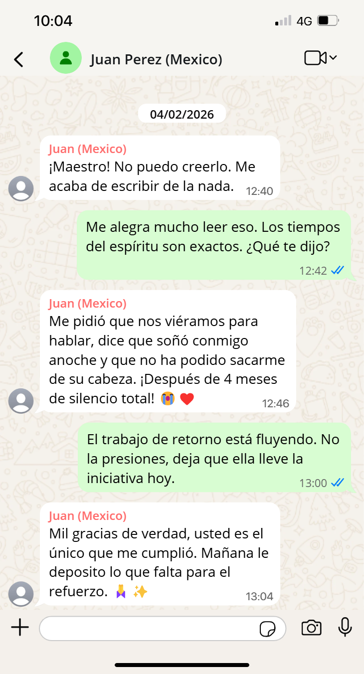 TESTIMONIO DE UN RETORNO DE AMOR