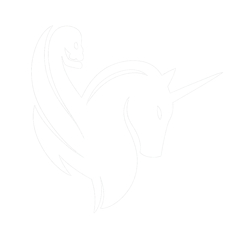 LOGO UNICORNIO NEGRO